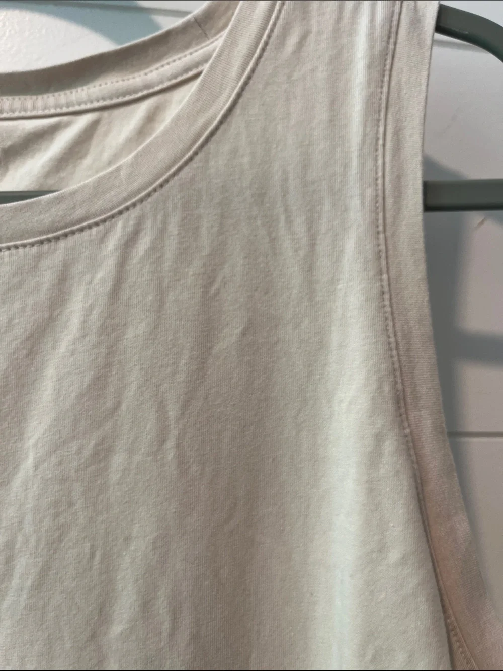 Old Navy Light Cream Sleeveless Tank Top